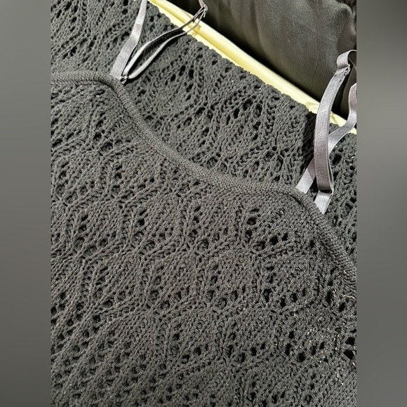 Grey Crochet Maxi Dress - Picture 8 of 8